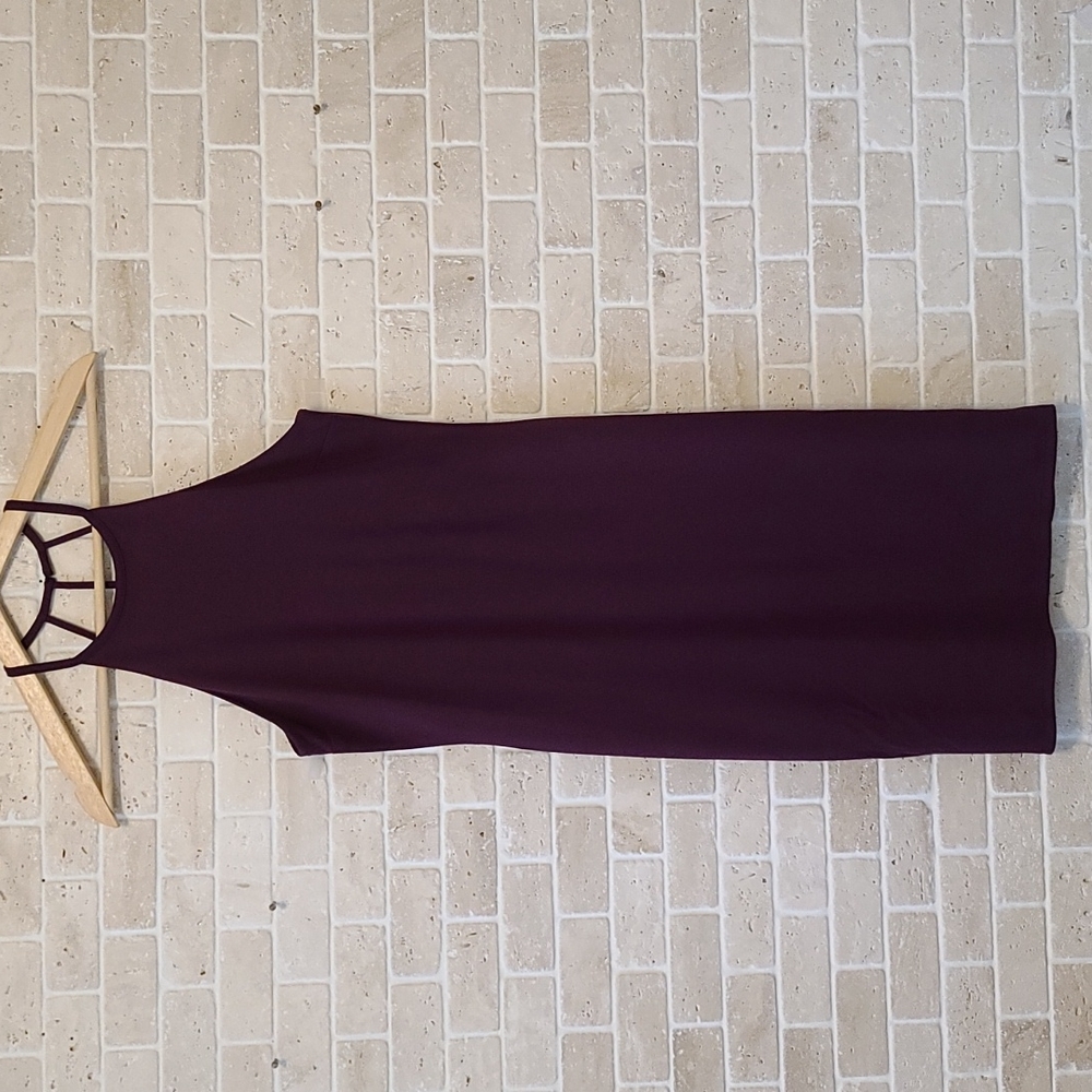 H&M Women Open Back Purple Dress (Size US 4)